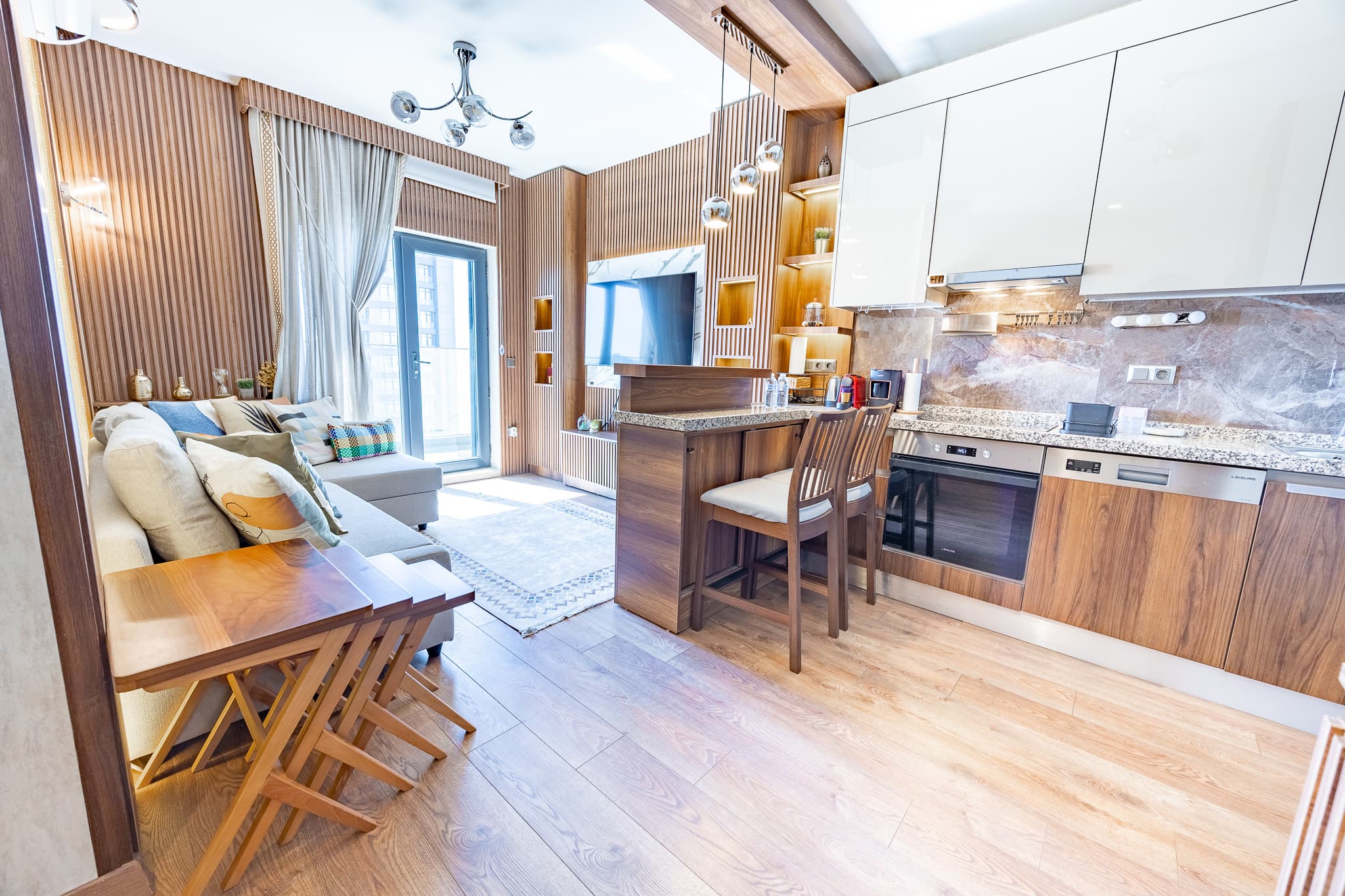 Warm & Stylish 1BR Apartment with City View, furnished apartment in Bağcılar, Istanbul