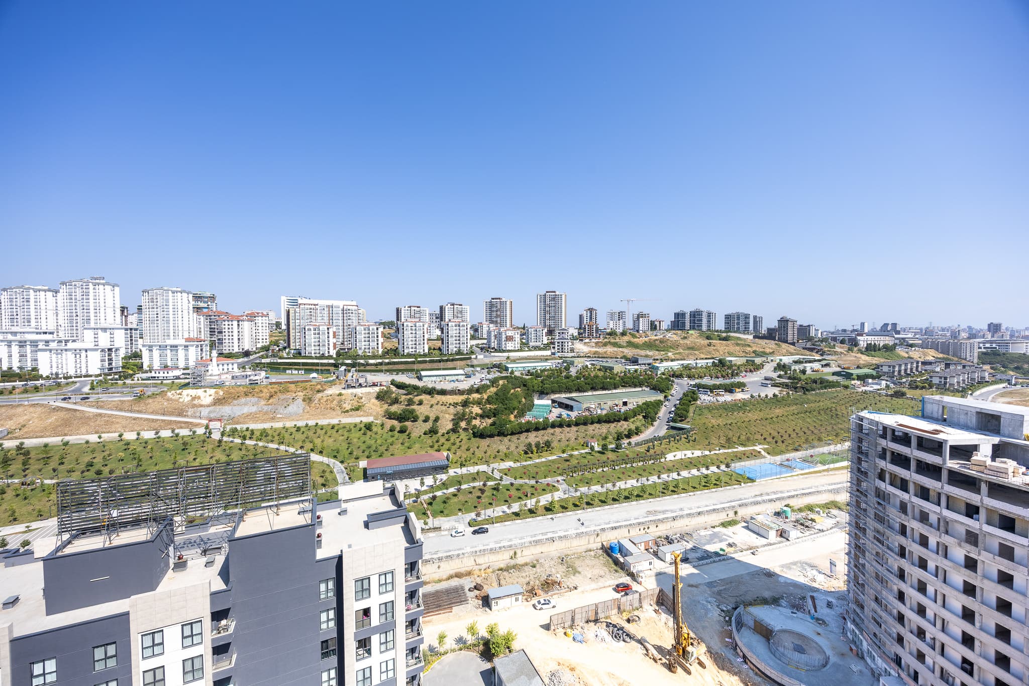 1bedr apart with balcony city view  long term rent, furnished apartment in Başakşehir, Istanbul — image 21