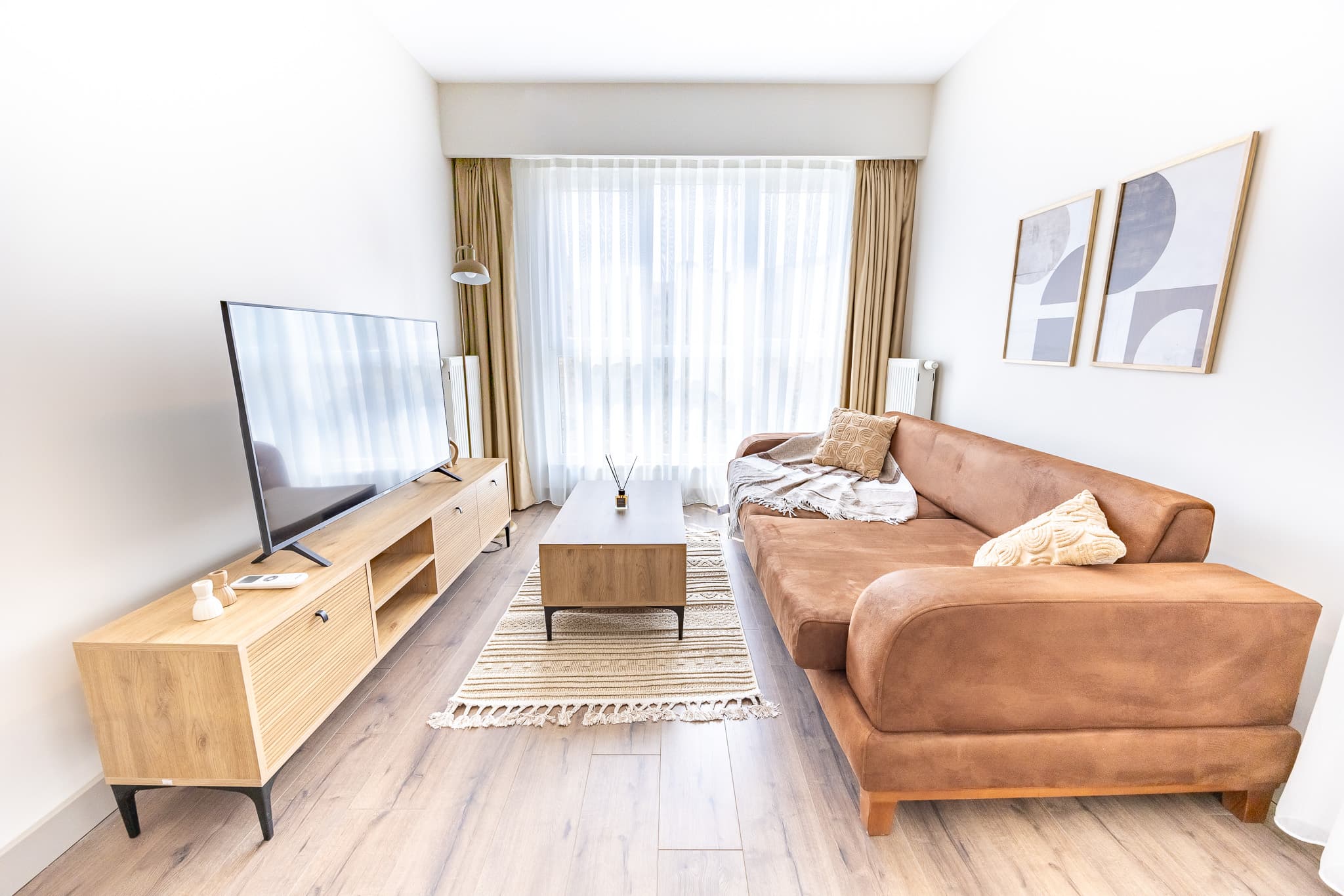 1bed apart with balcony long term rent, furnished apartment in Başakşehir, Istanbul