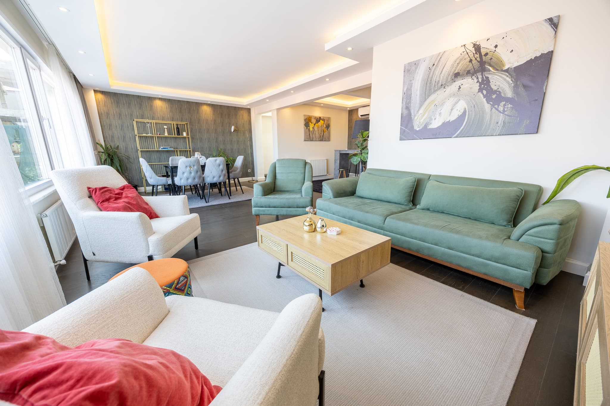 Elegant Duplex 4 BDR with Panoramic Bosphorus View, furnished apartment in Şişli, Istanbul — image 9