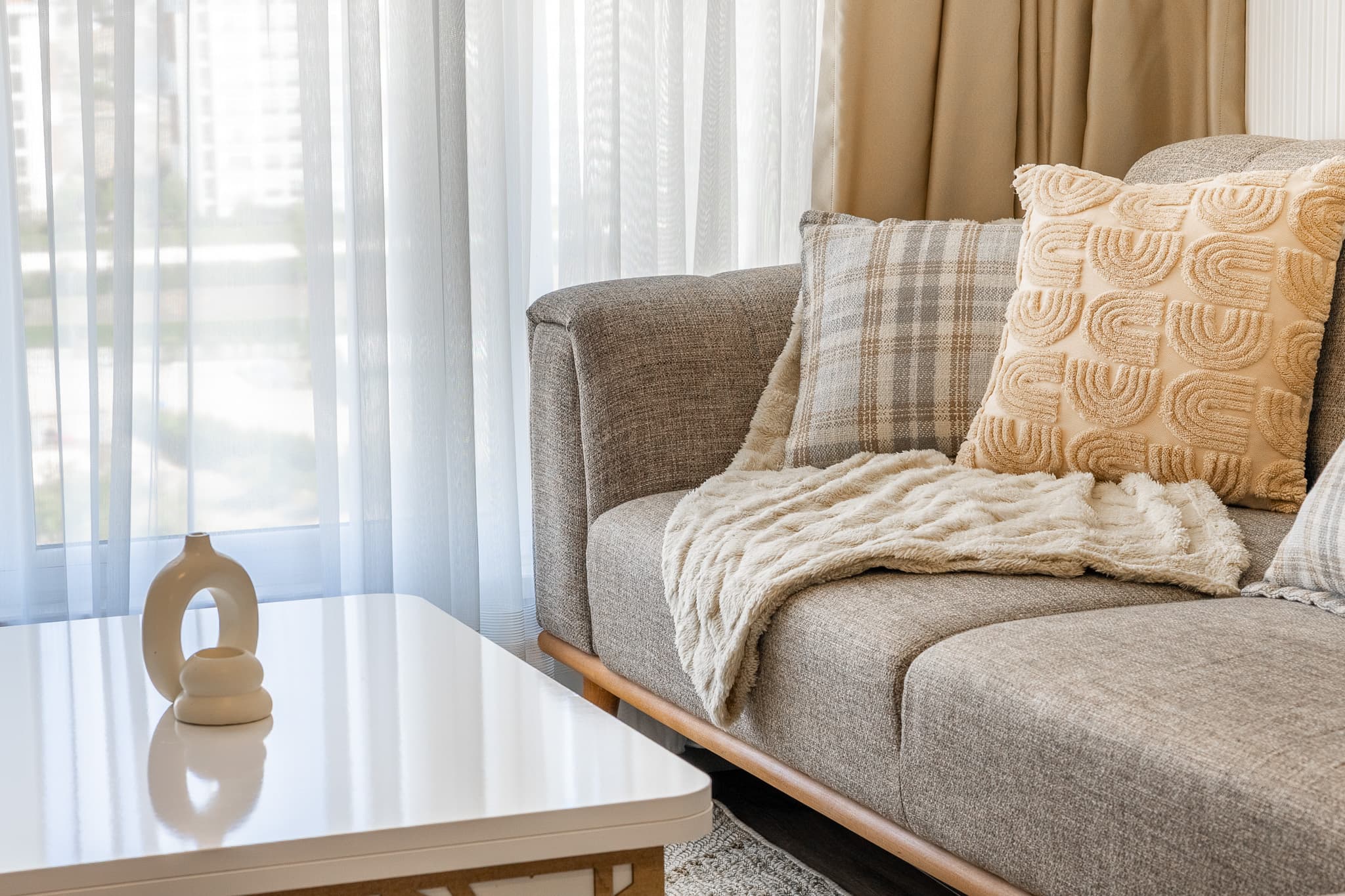 1bedr apart with balcony city view  long term rent, furnished apartment in Başakşehir, Istanbul — image 2