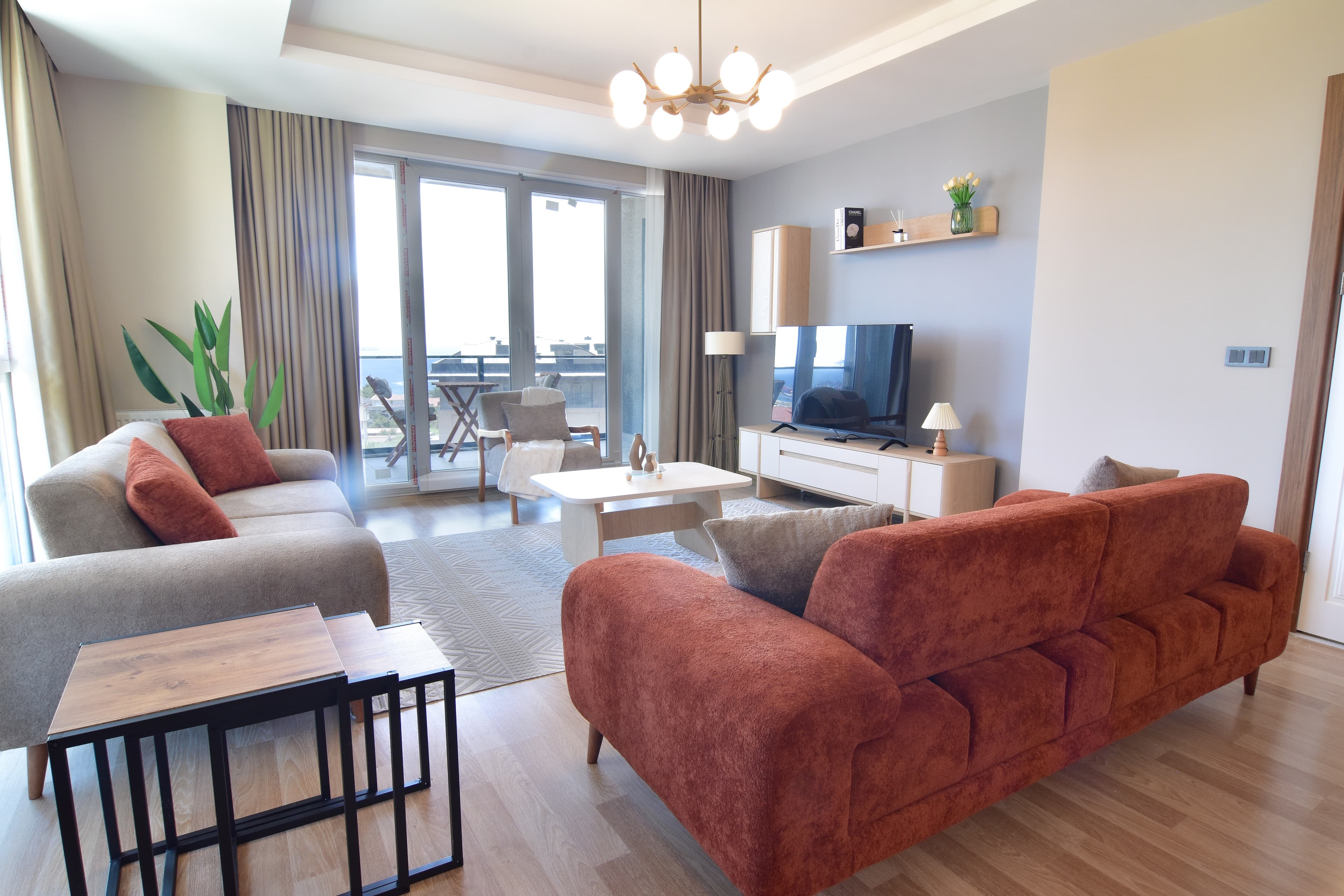 Full sea view Duplex apartment, furnished apartment in Beylikdüzü, Istanbul — image 3