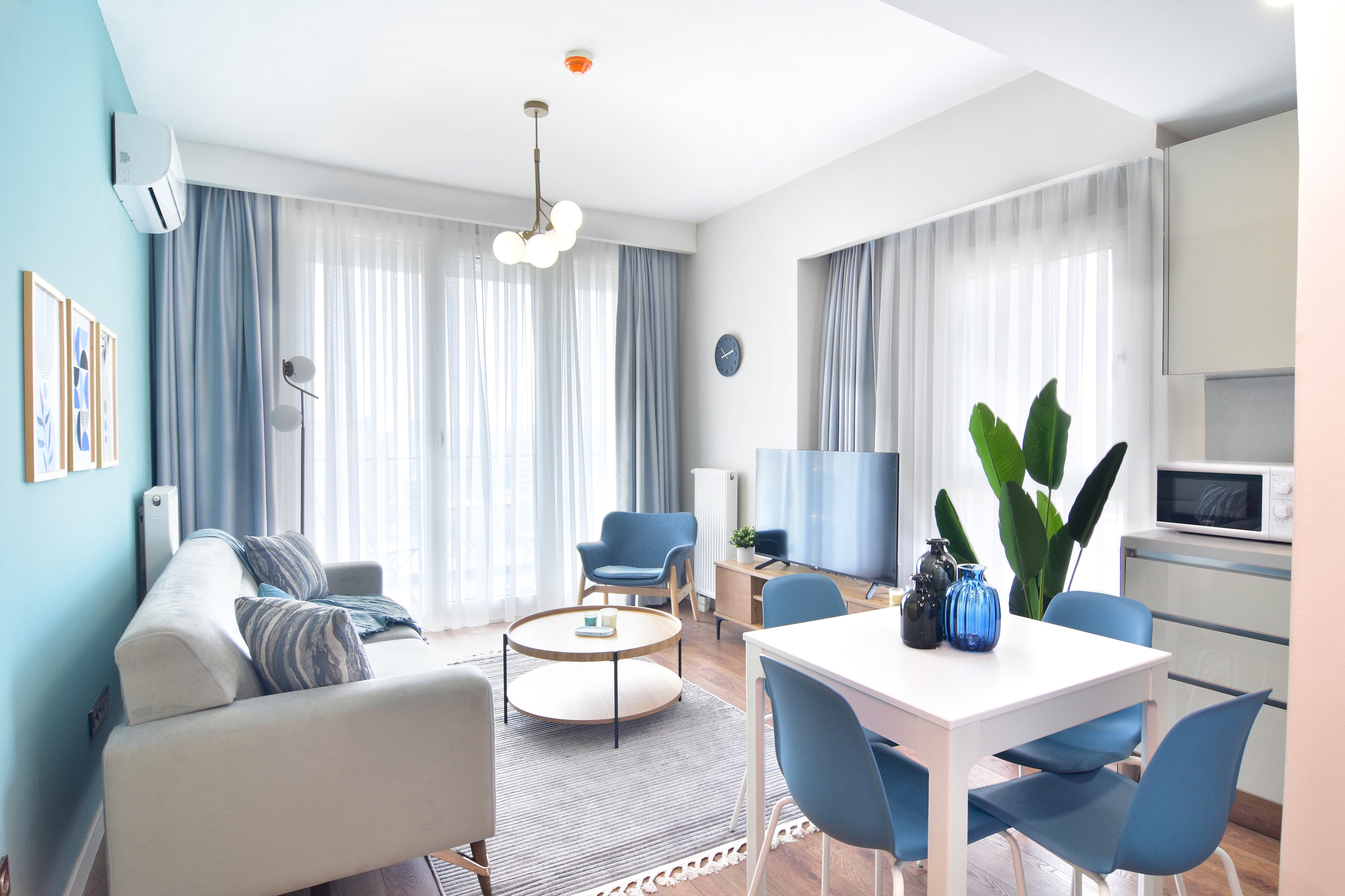 13th floor Brand new cozy 2BR Apt with Balcony, furnished apartment in Bağcılar, Istanbul — image 4