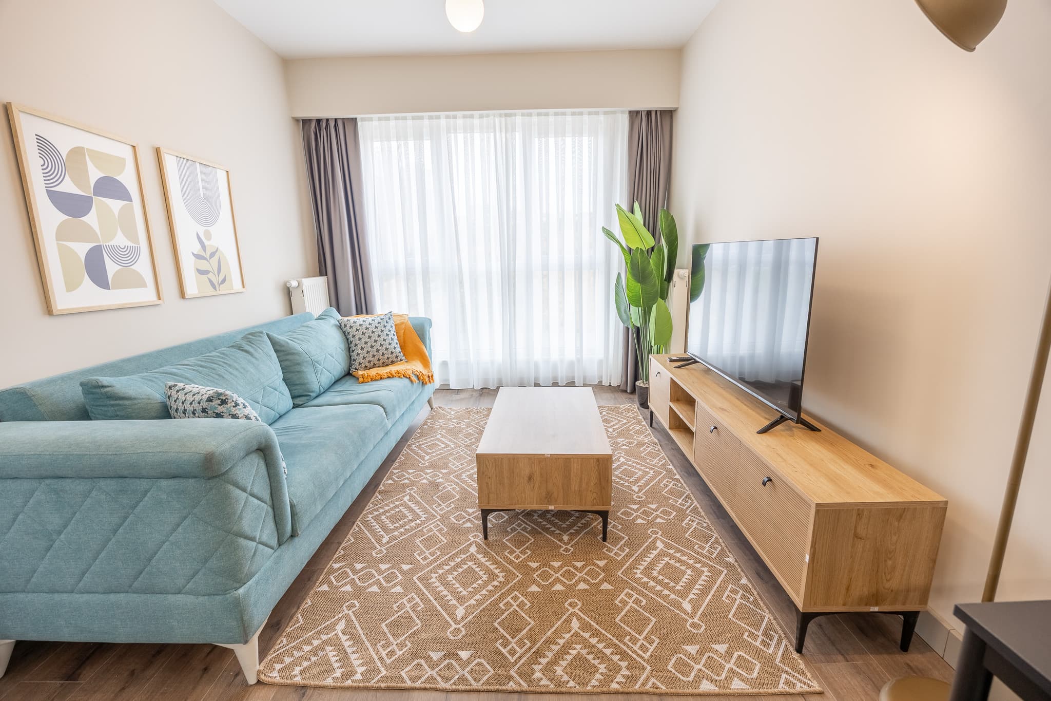 1bed apart with balcony long term rent, furnished apartment in Başakşehir, Istanbul