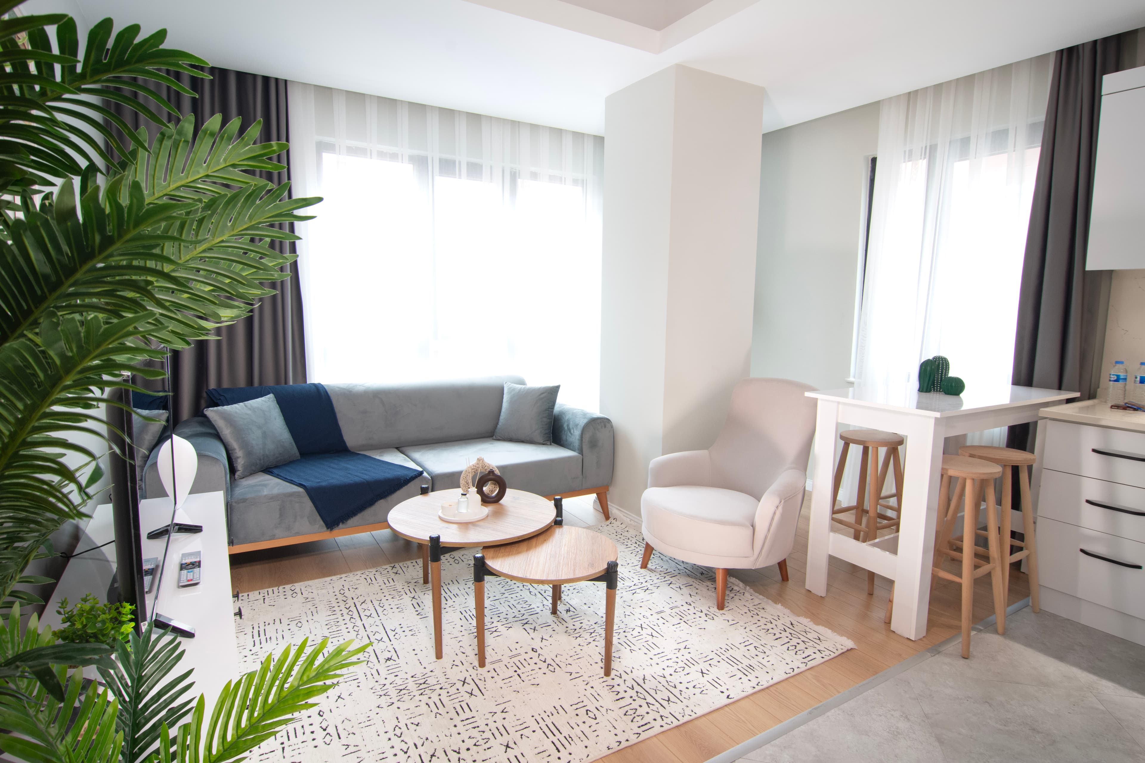 Cozy apt with bedroom & office, furnished apartment in Kağıthane, Istanbul