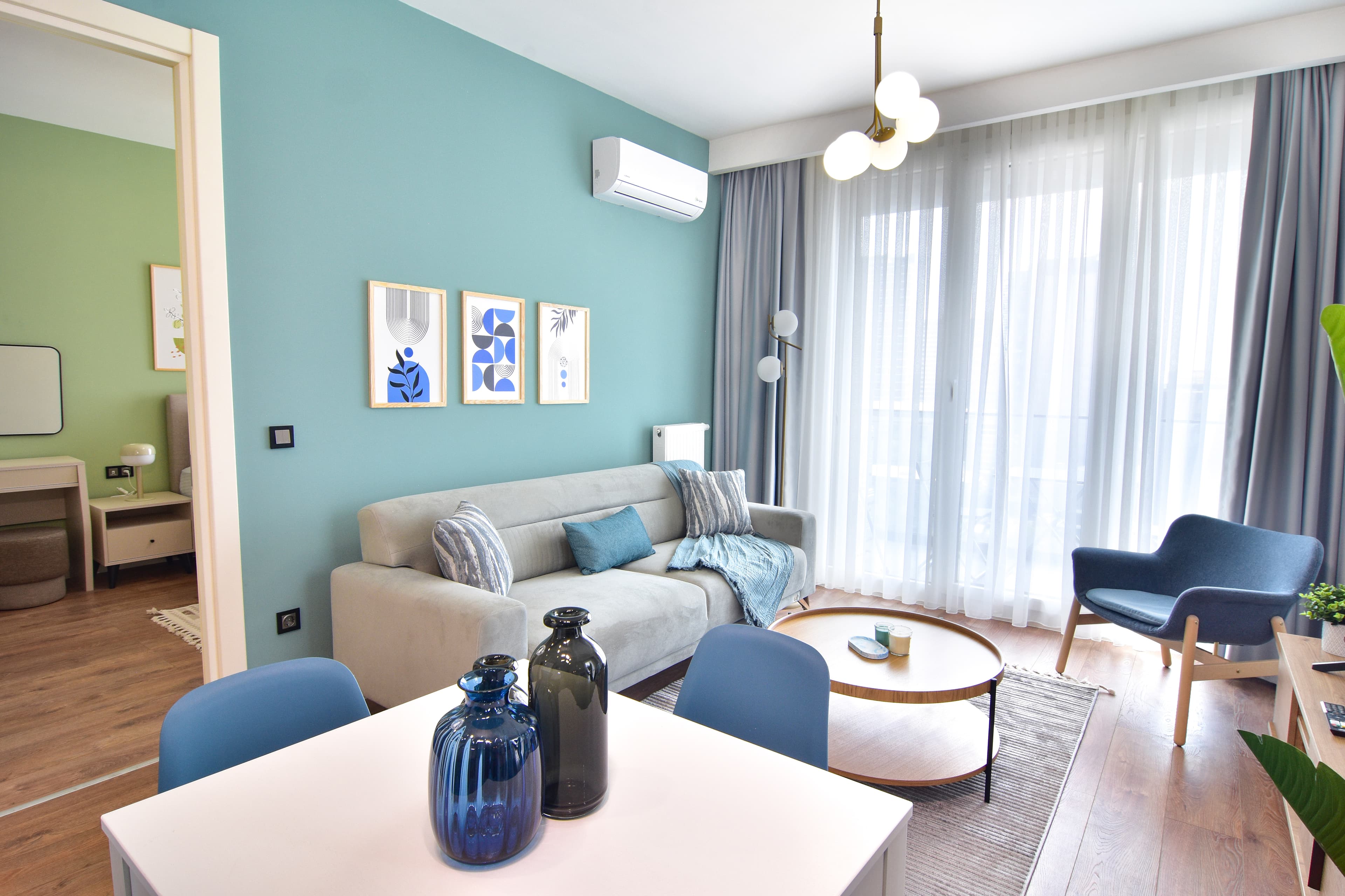 13th floor Brand new cozy 2BR Apt with Balcony, furnished apartment in Bağcılar, Istanbul — image 5