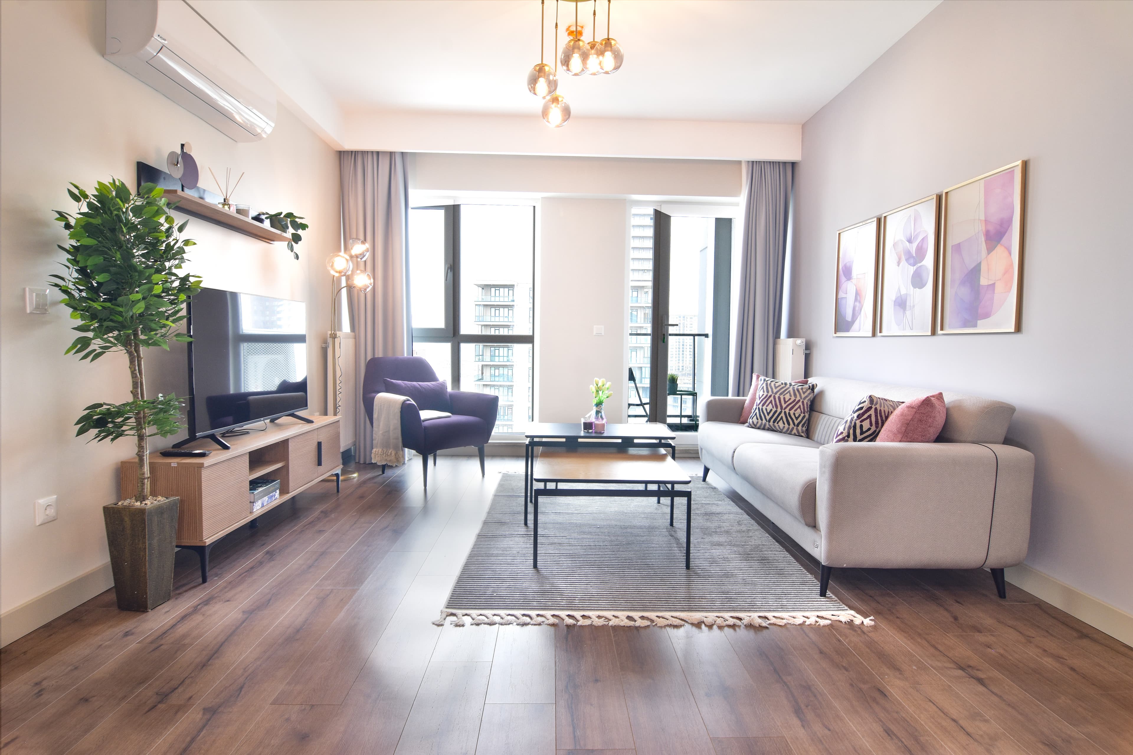 Bright 2BR Home with Private Balcony — image 4