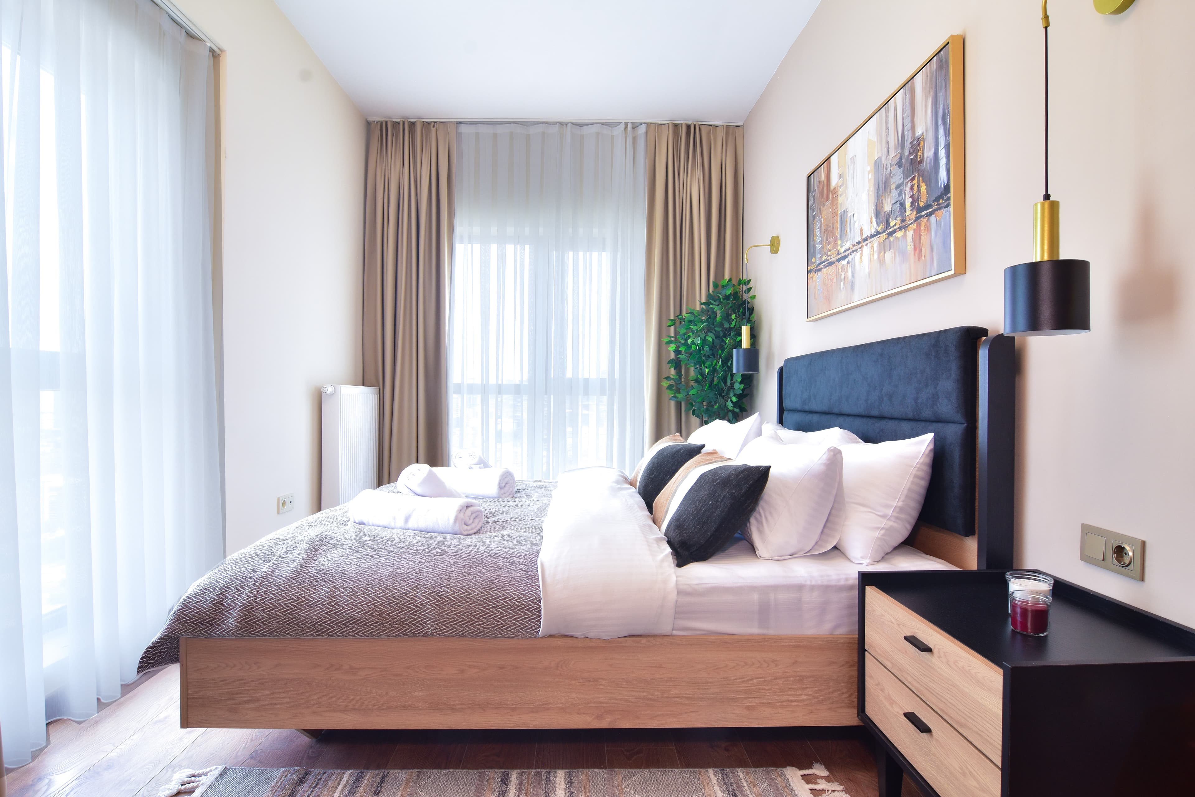 Stylish & Modern 3bedrooms -2bathrooms-pool & gym, furnished apartment in Bağcılar, Istanbul — image 12