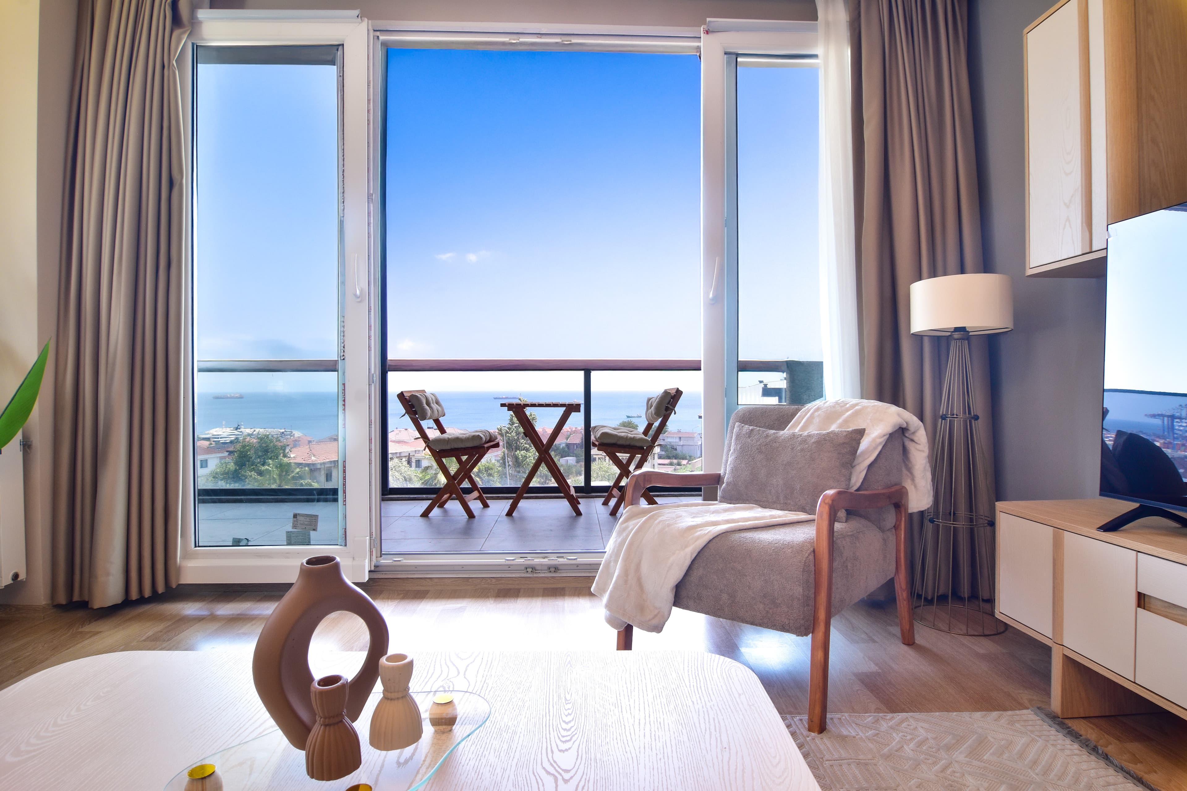 Full sea view Duplex apartment, furnished apartment in Beylikdüzü, Istanbul — image 11
