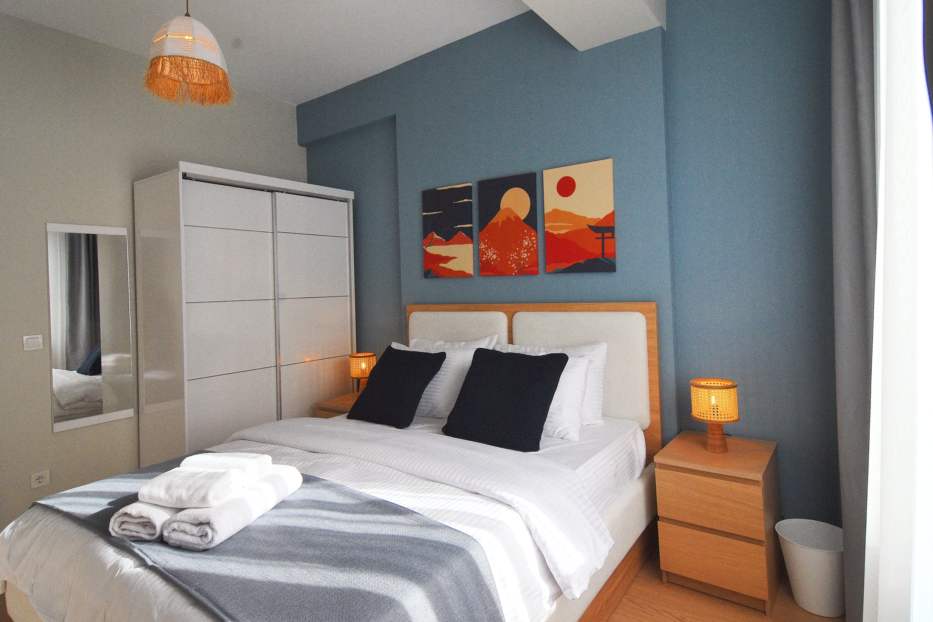 brand new apt with 2 beds & office, furnished apartment in Kağıthane, Istanbul — image 9