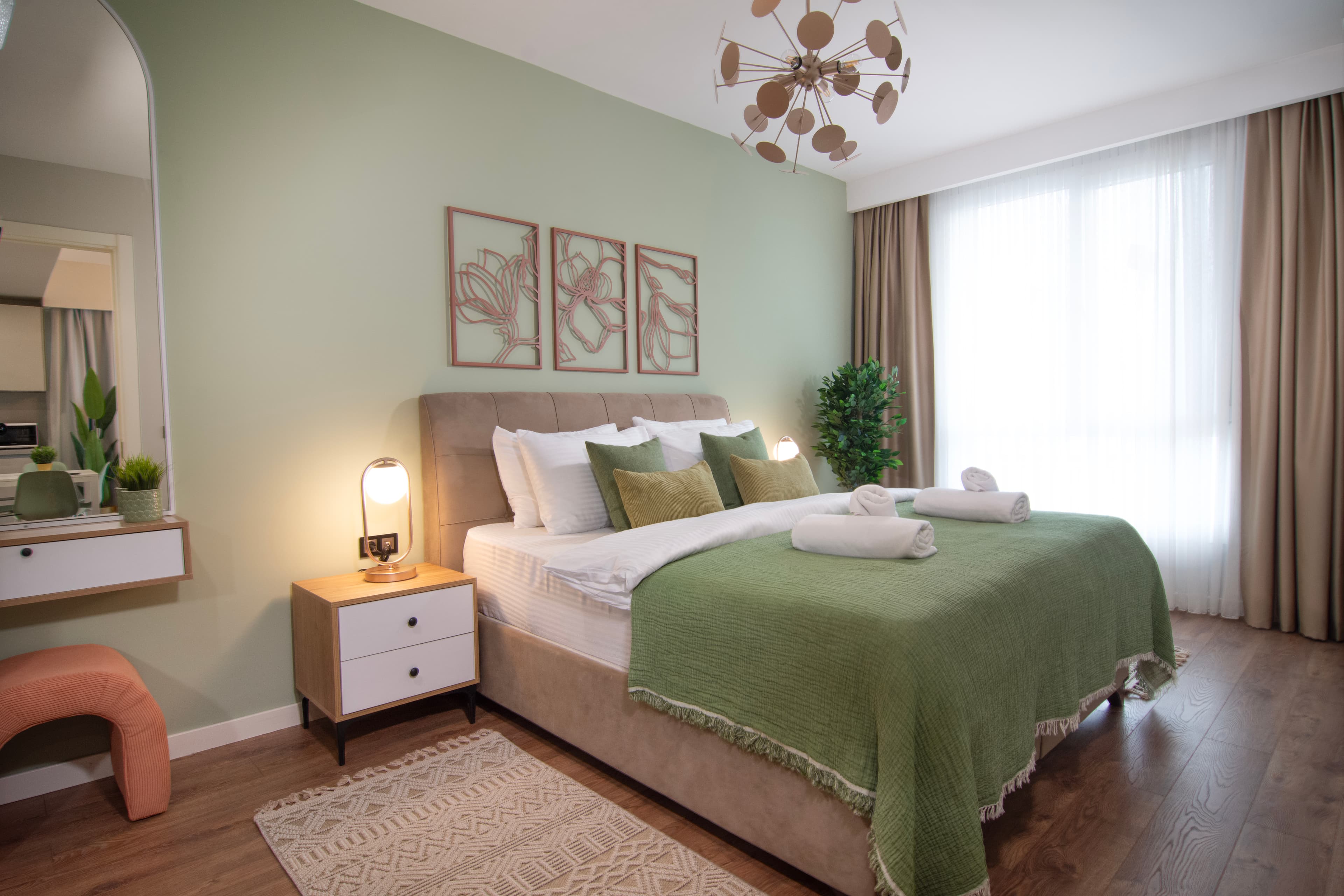 14th floor Brand new cozy 2BR Apt, furnished apartment in Bağcılar, Istanbul — image 6