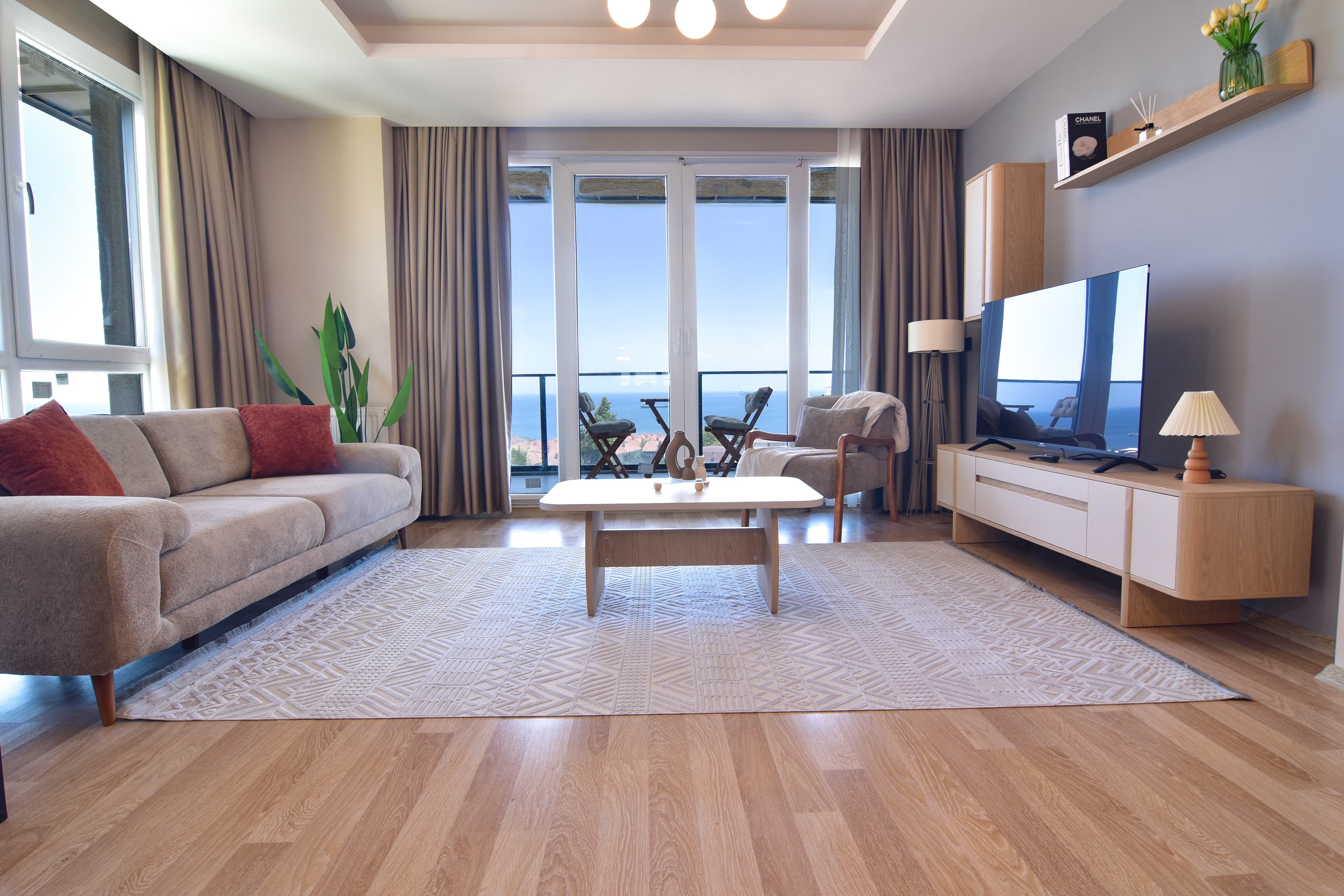 Full sea view Duplex apartment, furnished apartment in Beylikdüzü, Istanbul — image 12