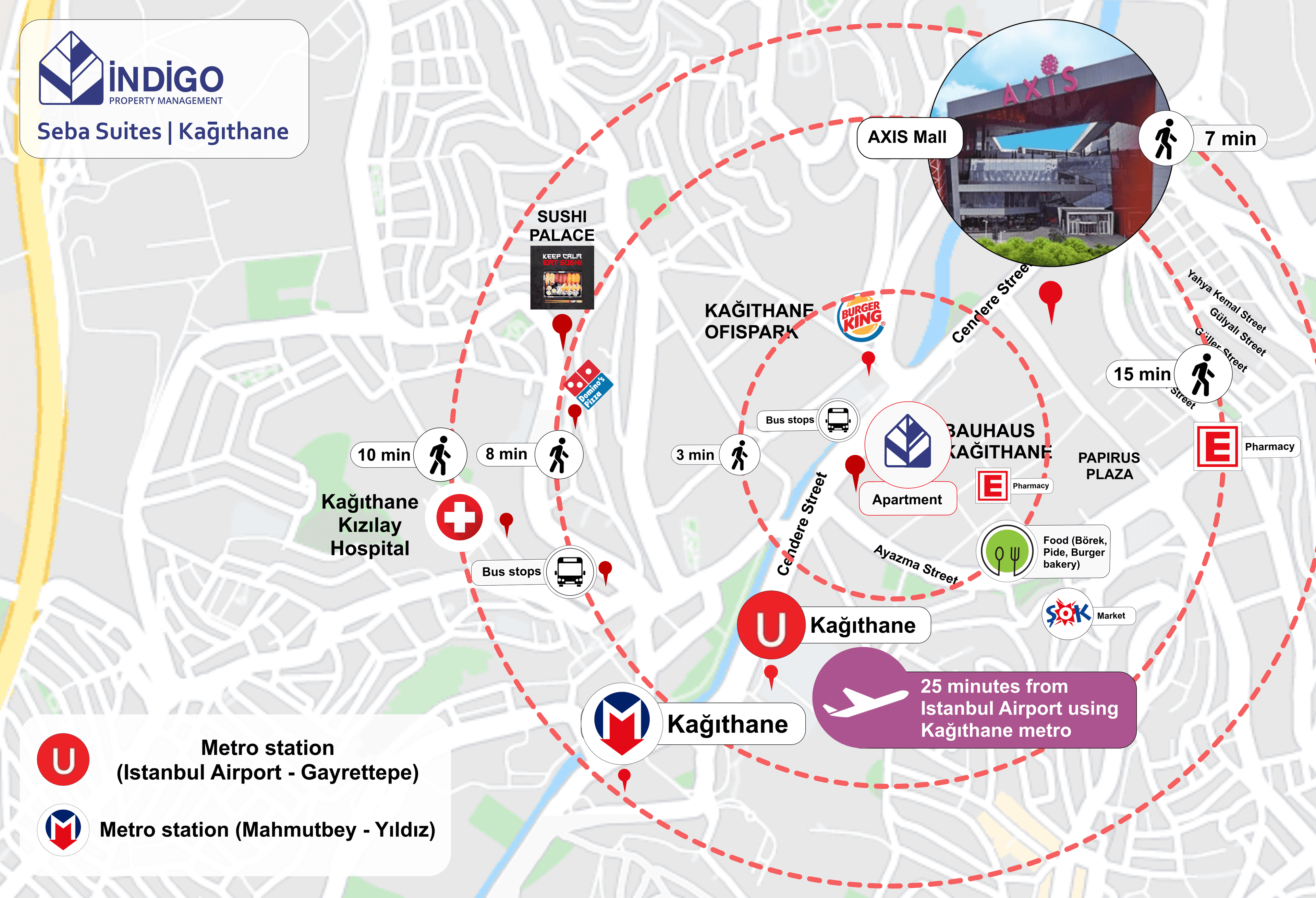7th floor central 1-Bdr Apt  Wi-Fi/Pool/Gym, furnished apartment in Kağıthane, Istanbul — image 37
