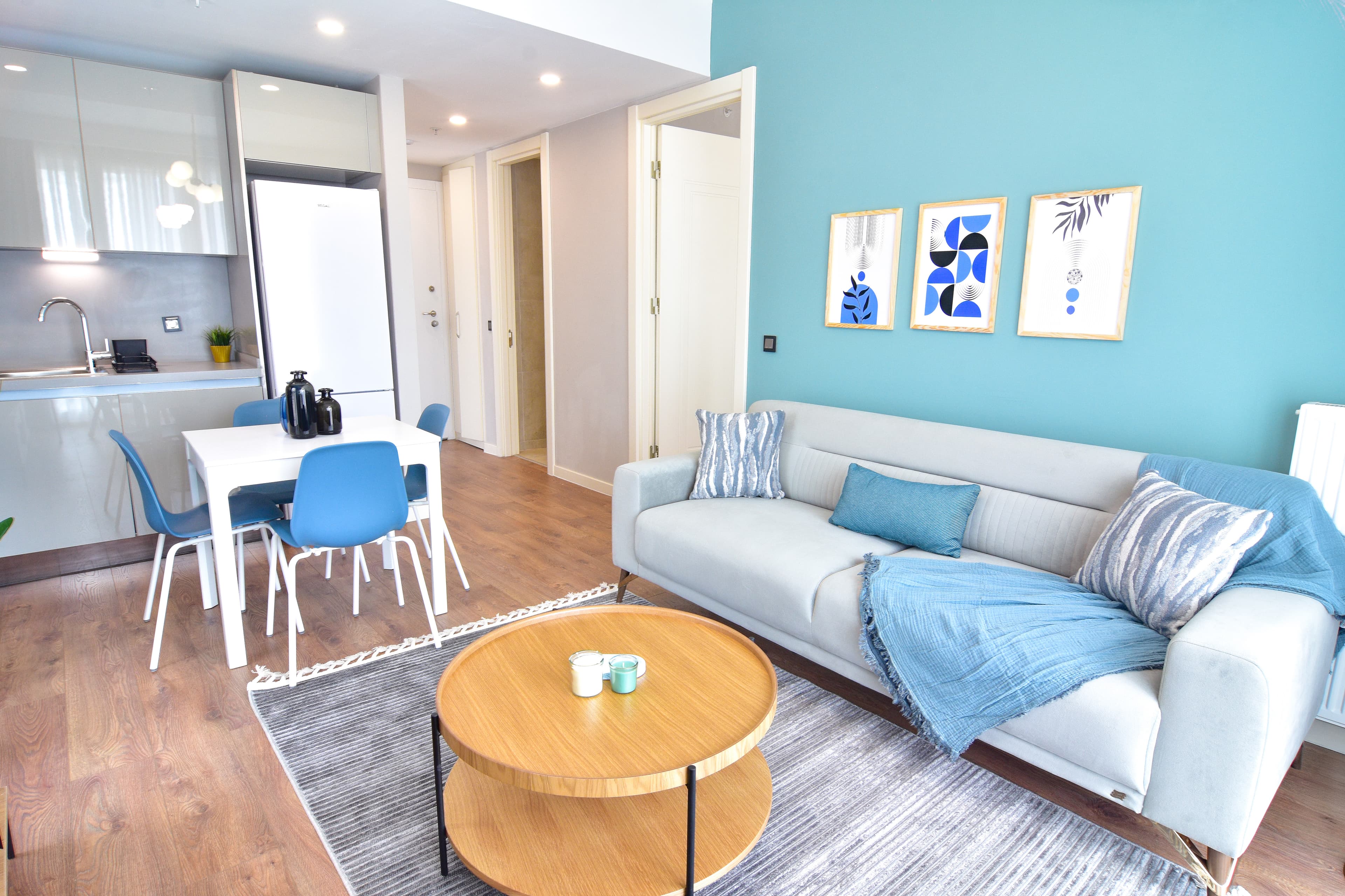 13th floor Brand new cozy 2BR Apt with Balcony, furnished apartment in Bağcılar, Istanbul — image 3