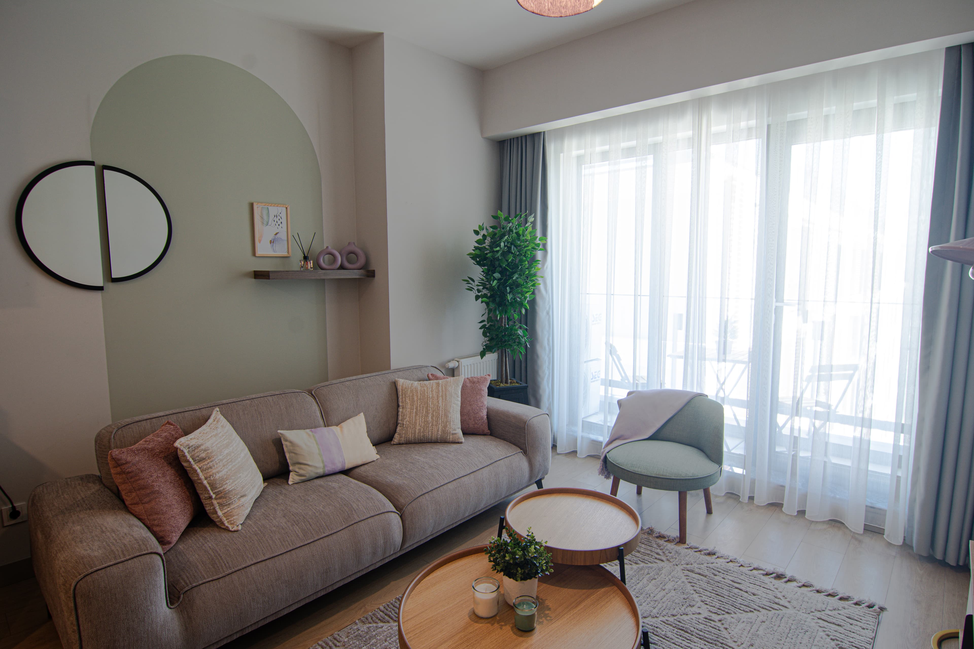 Cozy Retreat: Stylish 1BR Apt, furnished apartment in Esenyurt, Istanbul