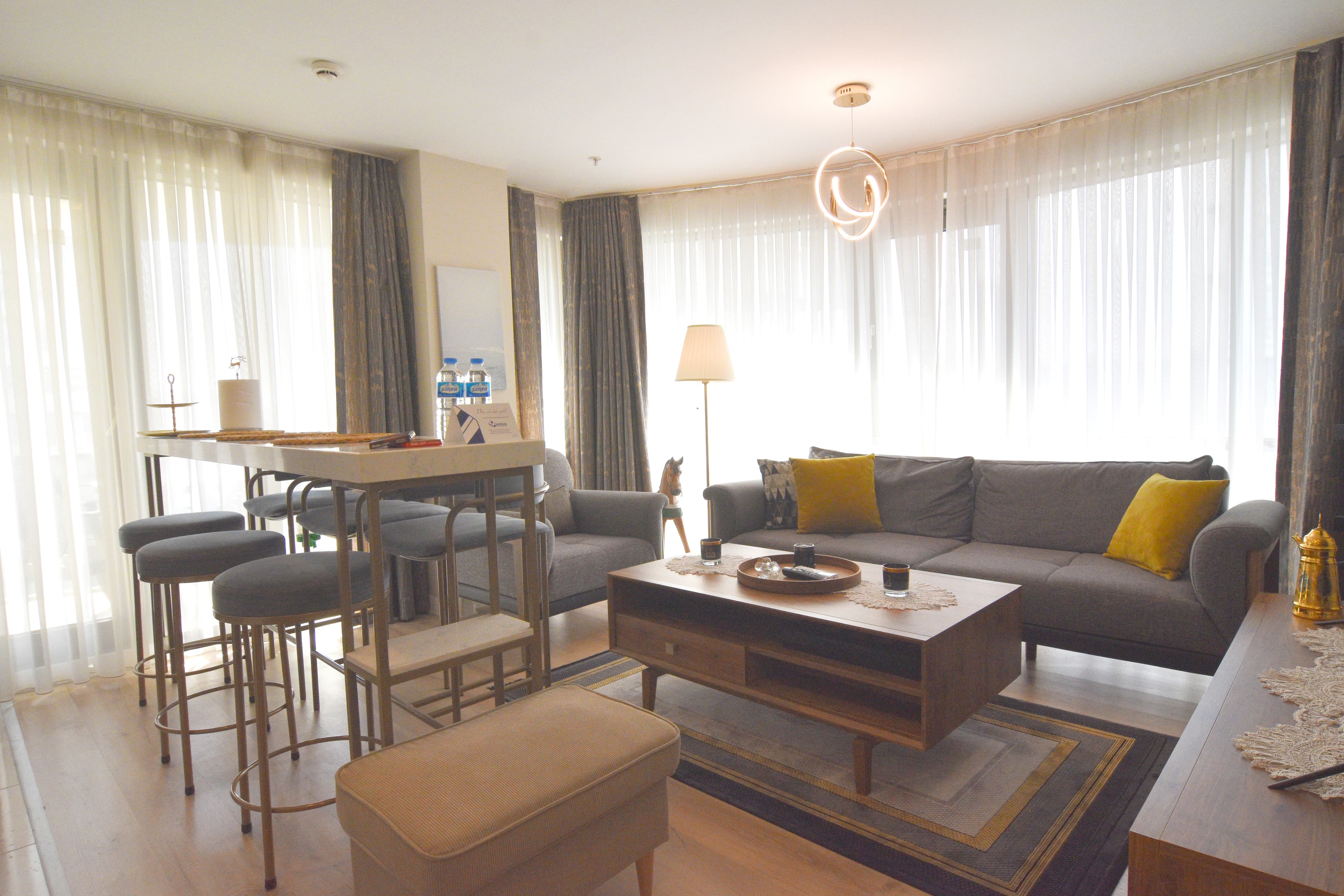 Stylish cozy 1 bedr apart & balcony, furnished apartment in Bağcılar, Istanbul