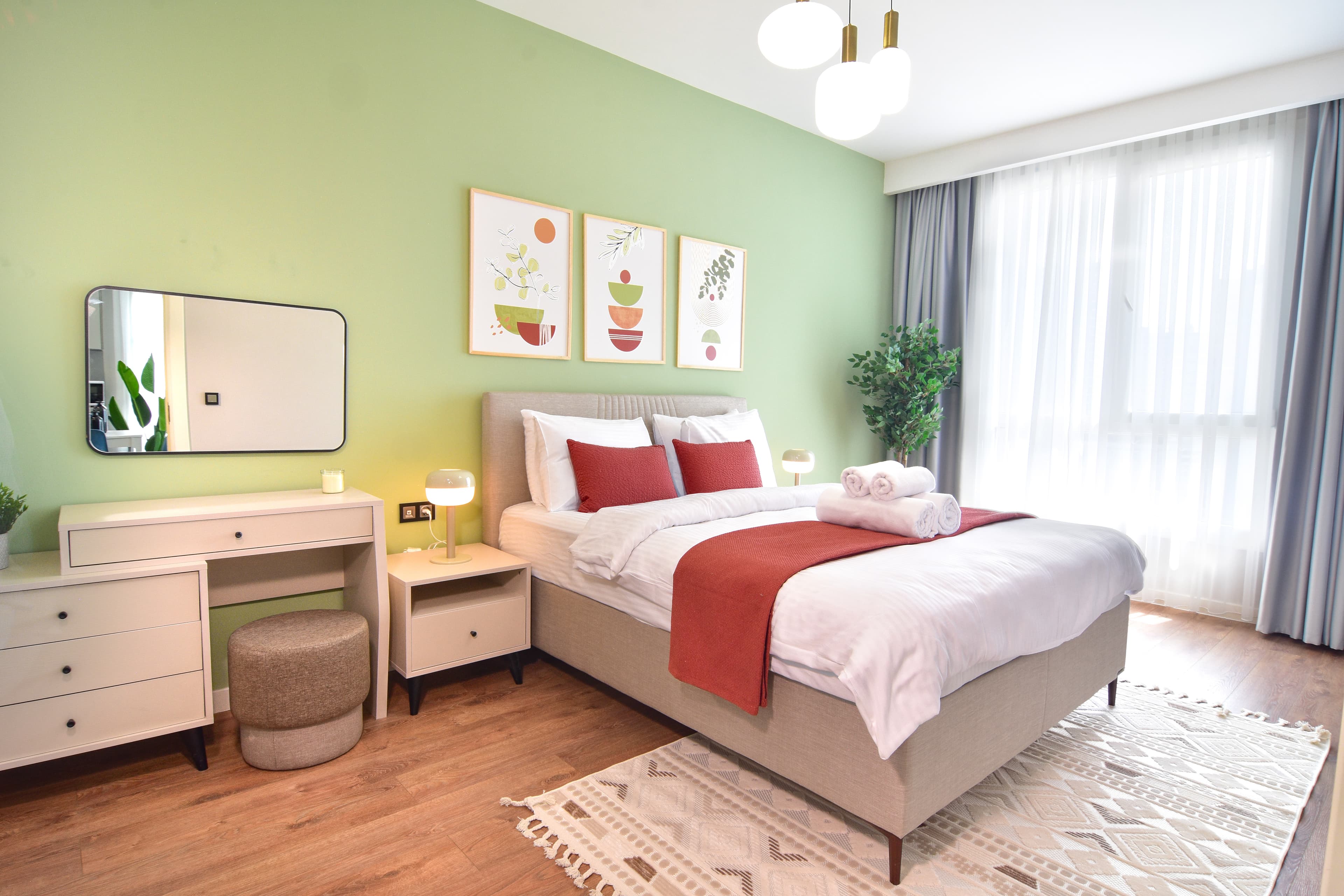 13th floor Brand new cozy 2BR Apt with Balcony, furnished apartment in Bağcılar, Istanbul — image 6