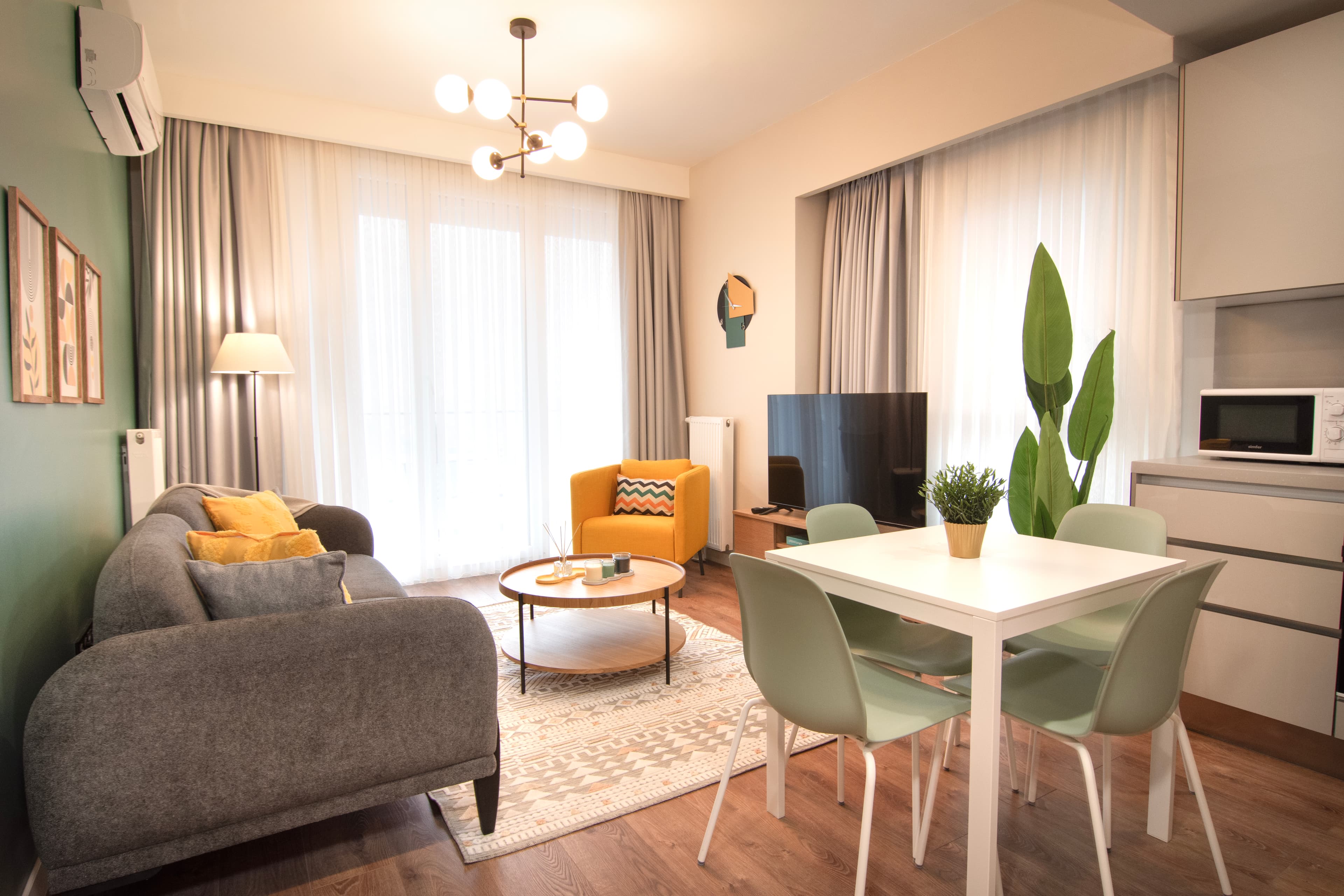 14th floor Brand new cozy 2BR Apt, furnished apartment in Bağcılar, Istanbul — image 3