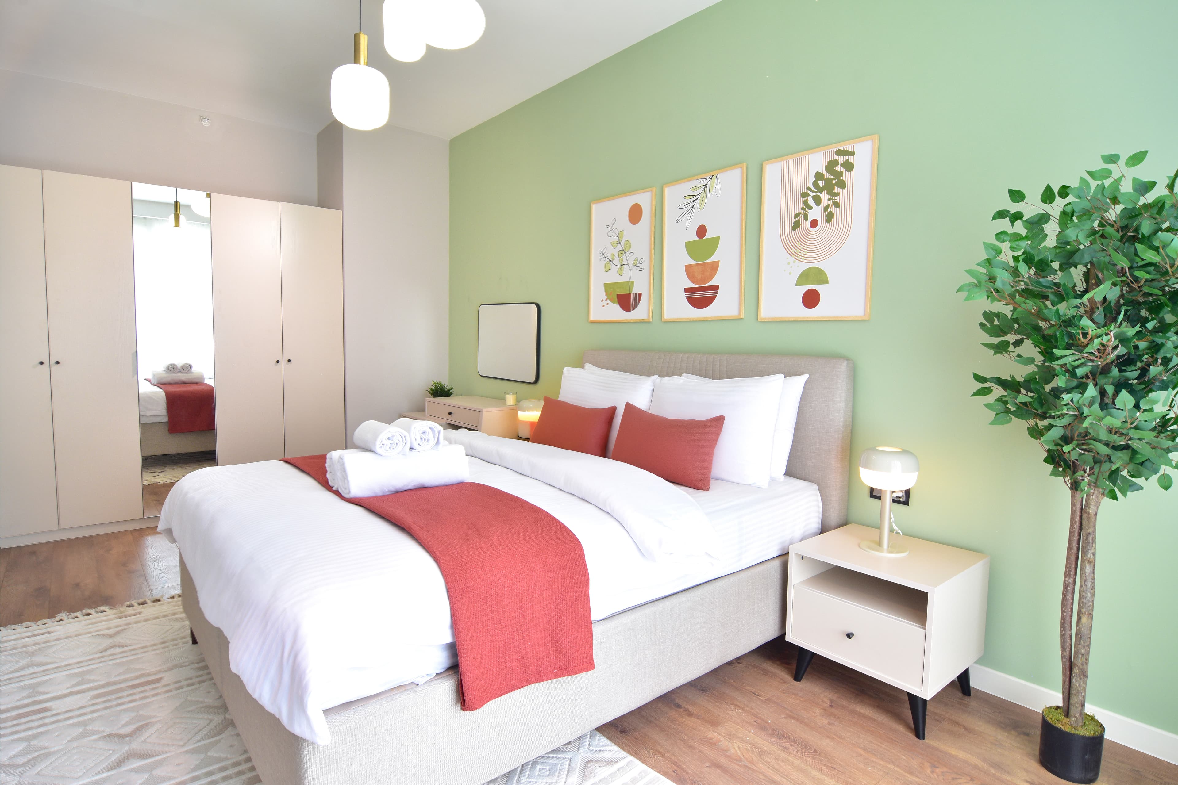 13th floor Brand new cozy 2BR Apt with Balcony, furnished apartment in Bağcılar, Istanbul — image 8
