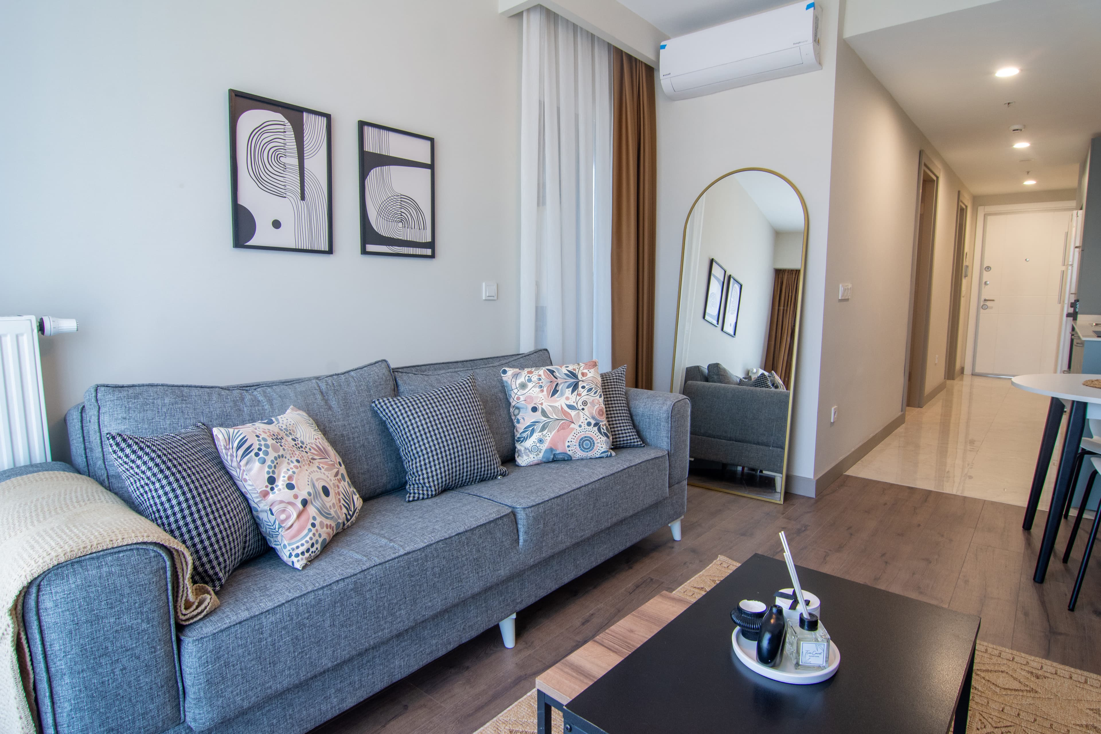 1bedr apart with balcony long term rent, furnished apartment in Başakşehir, Istanbul — image 2